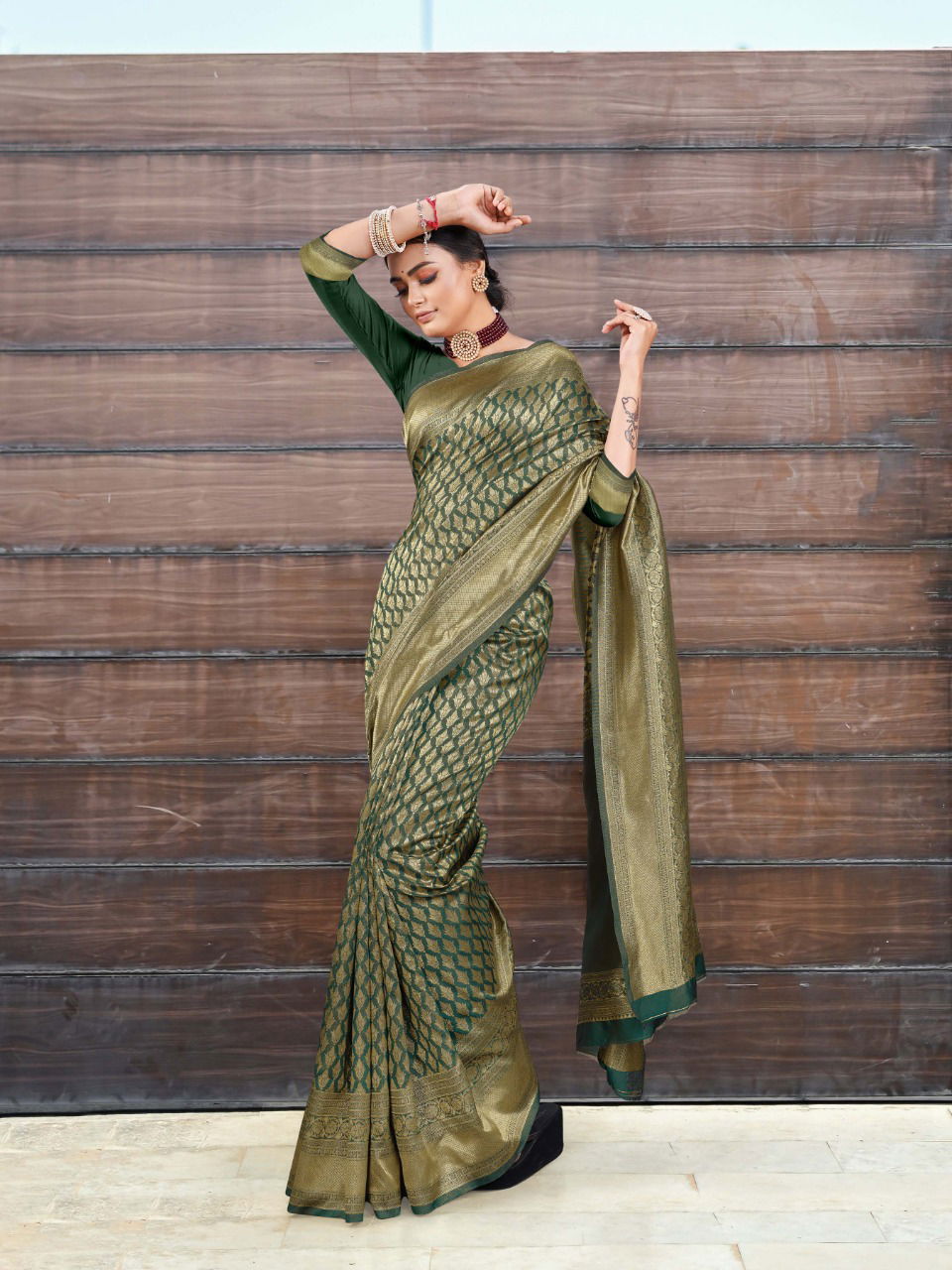 Ritika Tilak2 Designer Banarasi Silk Sarees 